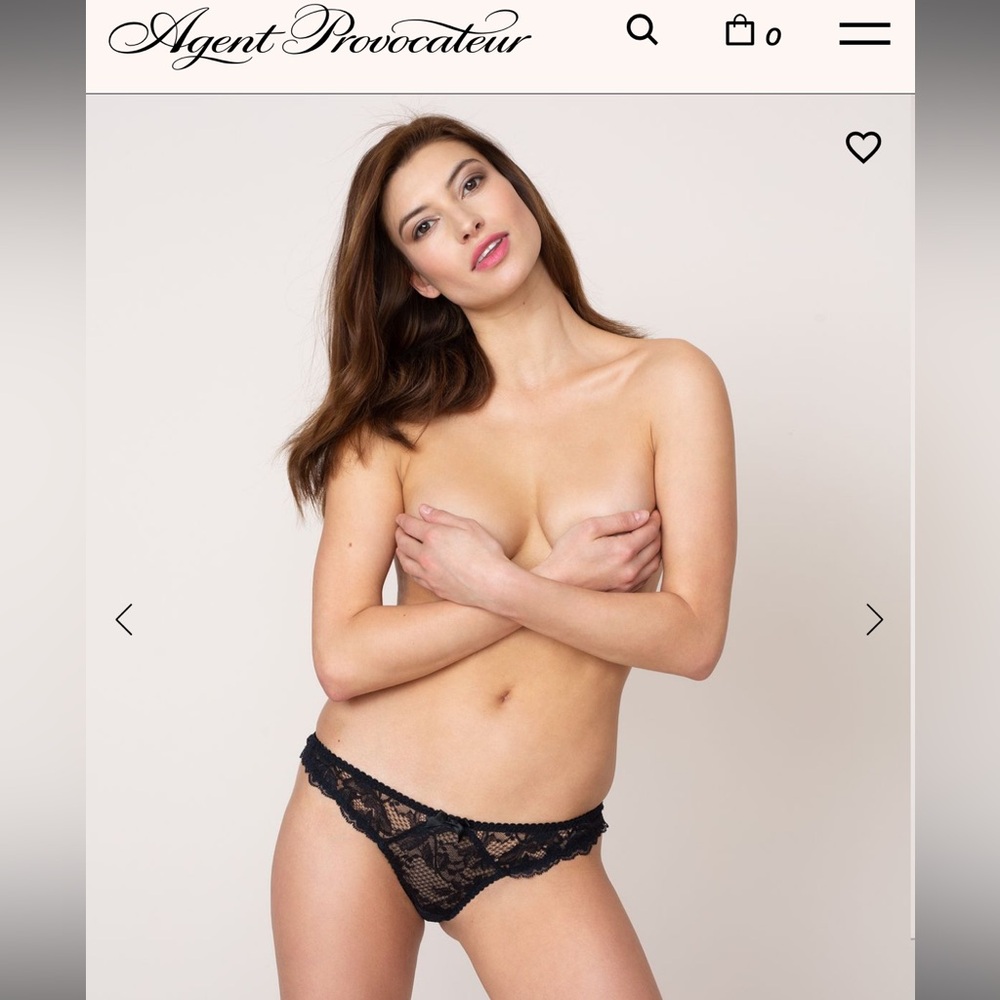 Agent Provocatuer size 2 thong black